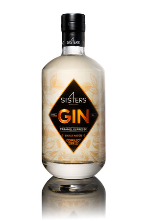Caramel Espresso Flavoured Craft Gin Bottle