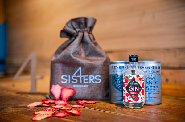 Gin Miniature & Tonic Hessian Gift Bag
